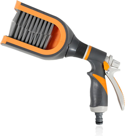 Large Blind Cleaner Duster Tool, Blind Brush, with Water Connection, Cleaning Brush for C or Z Slats, Brush Head 180° Rotation, Replaceable Bristles