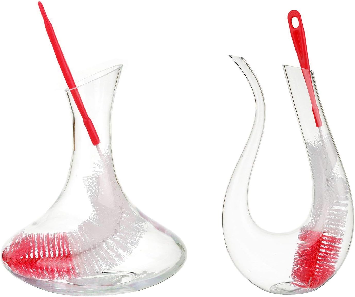 3-Pack Long Bottle Cleaning Brush for Narrow Neck Beer, Wine, Flask, Thermos, Sportwell, Pitcher, Brewing Bottle Cleaner, 16 Inches