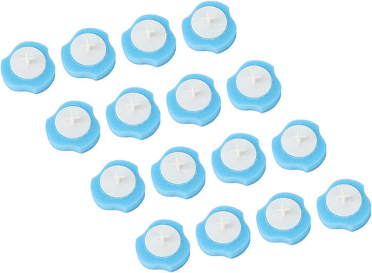 Disposable Toilet Brush Refills, Toilet Brush Wand Refill Heads Remove Stubborn Stains for Home