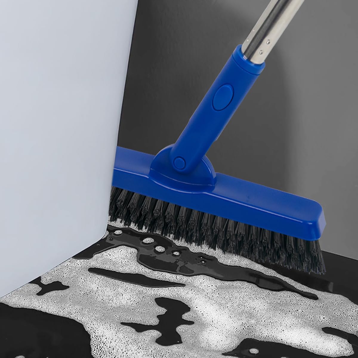 CELOX Grout Cleaner for Tile Floors, Shower Tile Floor Scrubber for Cleaning Baseboard Bathroom, Black