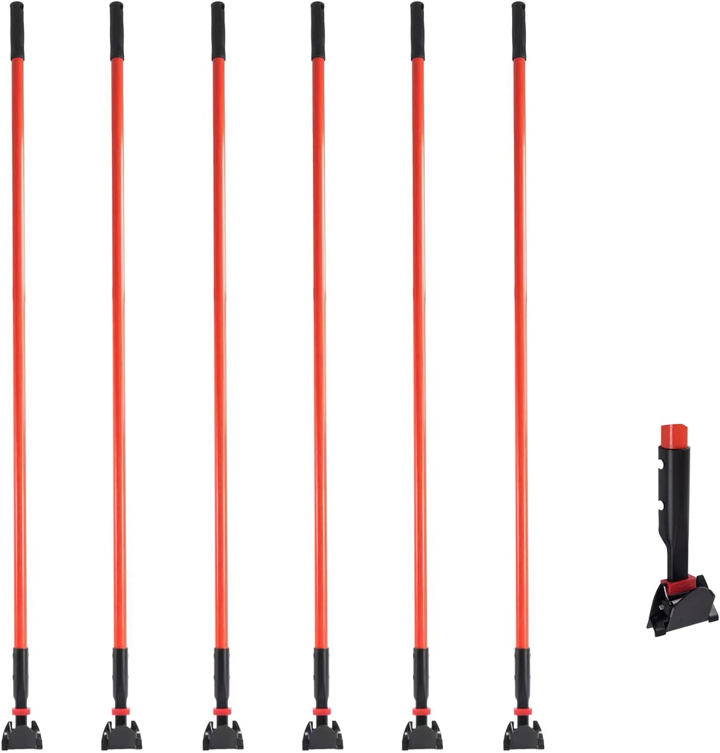 Matthew Cleaning 24'' Industrial Strength Cotton Dust Mop Refill Washable Replacement Heads for Residential & Commercial Use Fit Standard Dust Mop Frames, Hardwood, Laminate, Concrete Floors 3 Pack