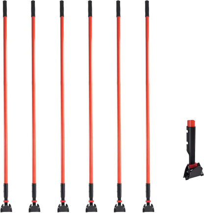 Matthew Cleaning 24'' Industrial Strength Cotton Dust Mop Refill Washable Replacement Heads for Residential & Commercial Use Fit Standard Dust Mop Frames, Hardwood, Laminate, Concrete Floors 3 Pack