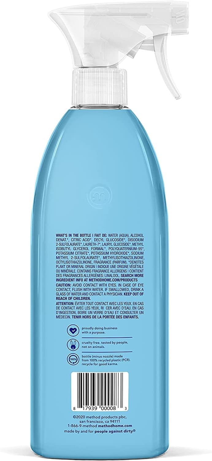 Method All Natural Surface Cleaning Spray - 28oz Variety Pack - (Shower, Bathroom and Glass)