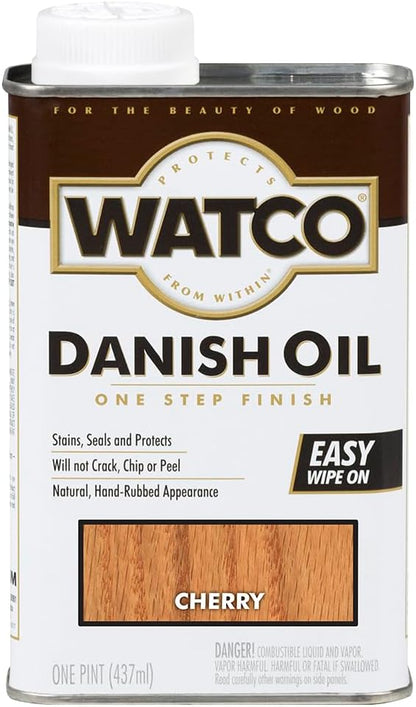 Watco Danish Oil Wood Finish Spray, 11.25 oz, Dark Walnut