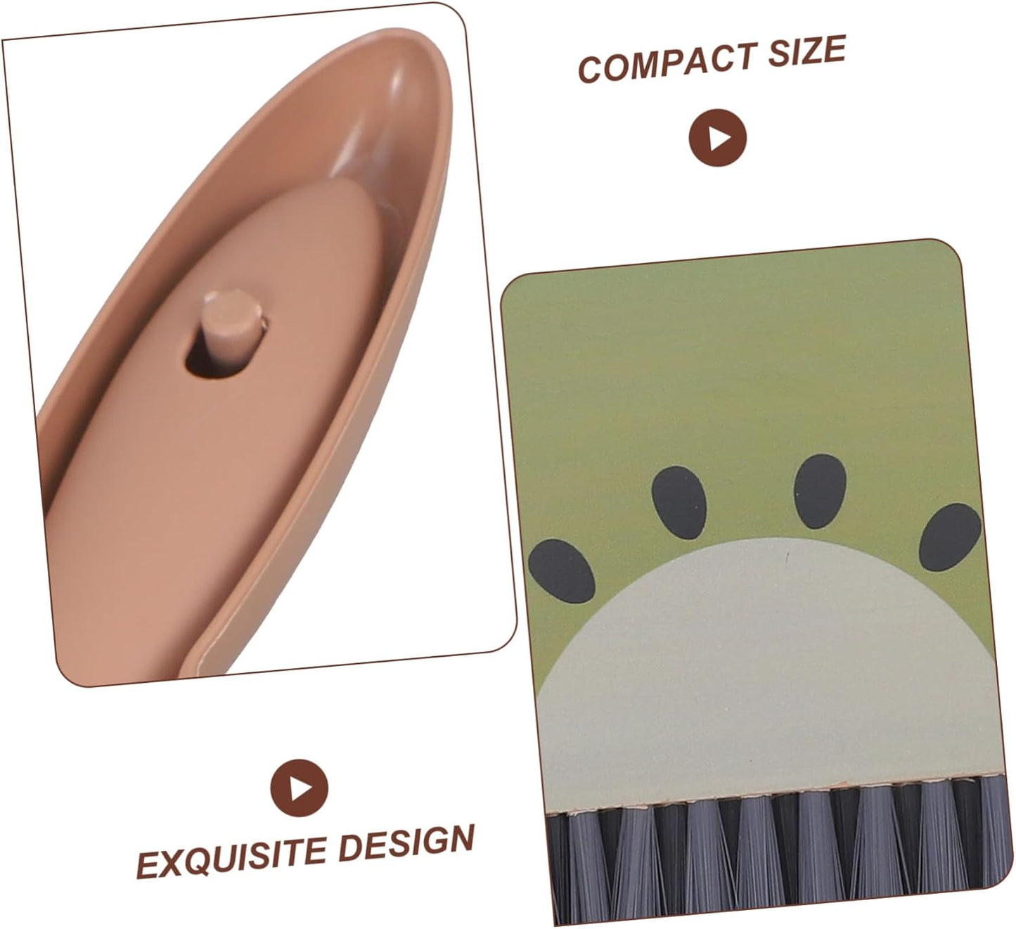 PRETYZOOM Mini Broom and Dustpan Set Lightweight Small Cleaning Kit for Desktop Car Interior Pet Hair Cleanup Compact Dustpan and Brush for Home Office Use