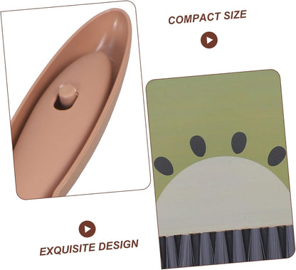 PRETYZOOM Mini Broom and Dustpan Set Lightweight Small Cleaning Kit for Desktop Car Interior Pet Hair Cleanup Compact Dustpan and Brush for Home Office Use
