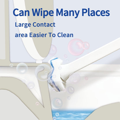 Aimery 100 Counts Blue Disposable Toilet Bowl Cleaning Wand Refills Compatible With Clorox(100,Blue)