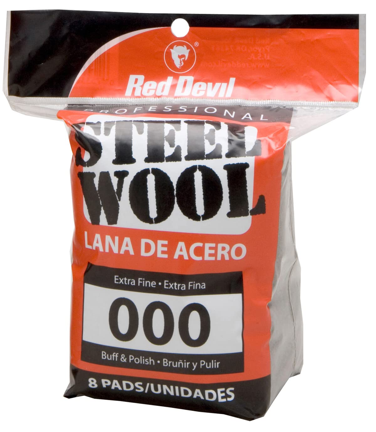 Red Devil 0310 Steel Wool, 0000 (Pack of 16)