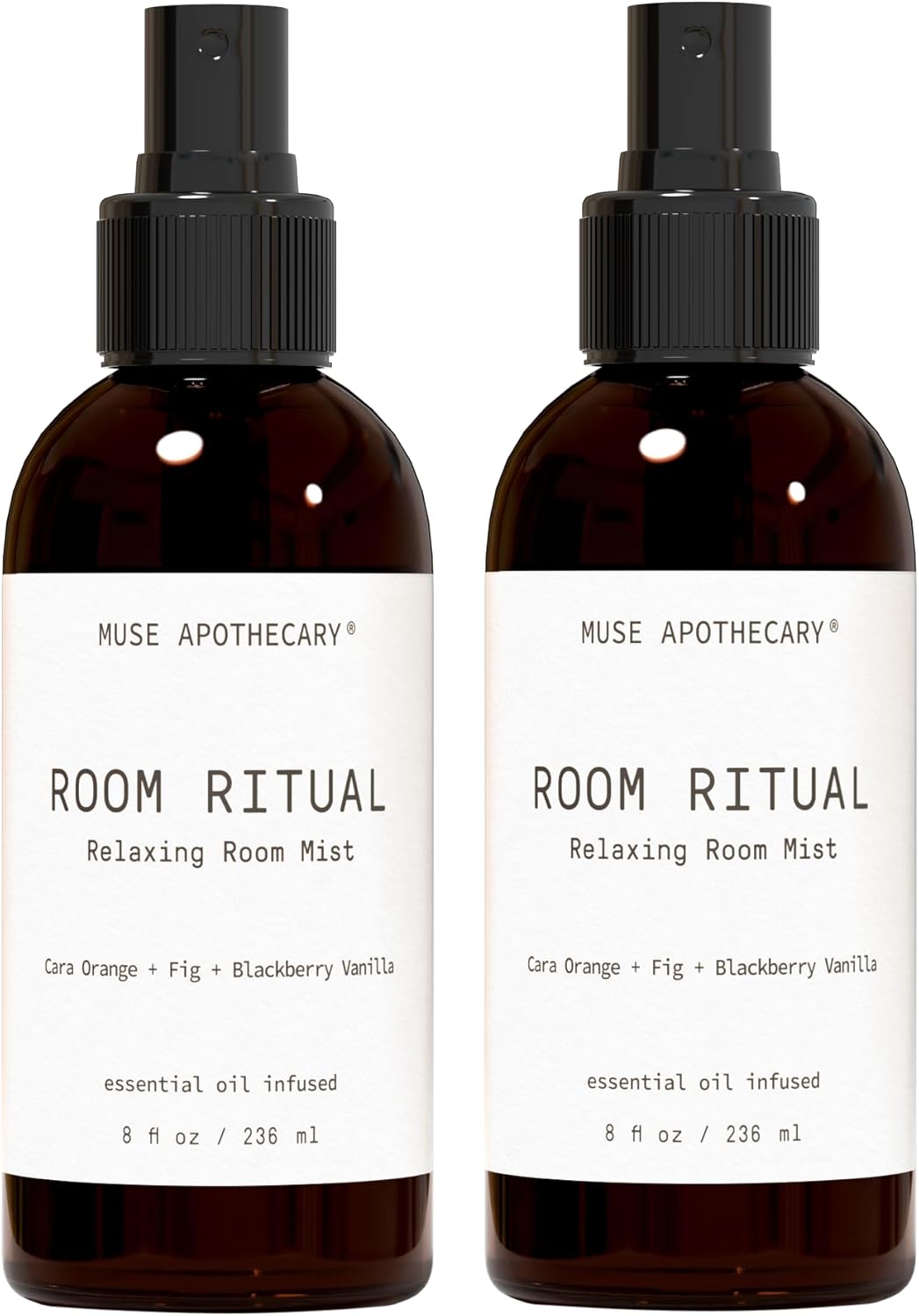 Muse Apothecary Room Ritual - Aromatic and Relaxing Room Mist, 4 oz, Infused with Natural Essential Oils - Aloe + Eucalyptus + Lavender