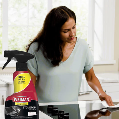 Weiman Ceramic & Glass stove top Cleaner & Polish - 22 Fluid Oz - Daily Cleaner - Shines & Protects Glass & Ceramic Smooth Top Ranges - Gentle Formula