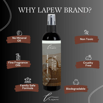 Lapew Room & Linen Spray | Fragrance Mist for Home, Car & Office | Fabric & Air Freshener | Neutralizing Mist | Made in USA | Cozy Cinnamon & Apple - Colors B