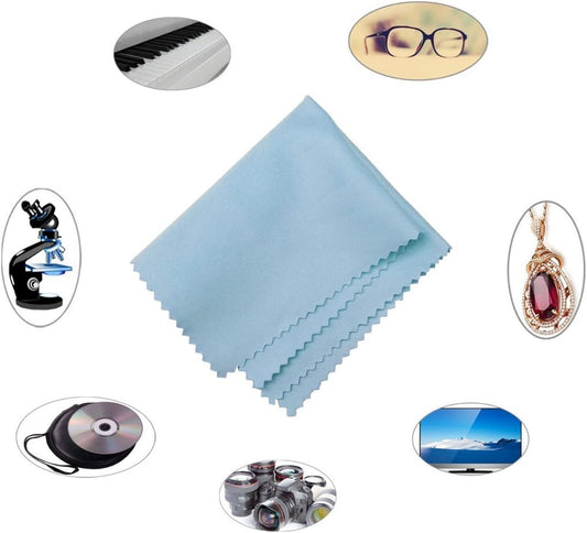Microfiber Cleaning Cloths - for All LCD Screens, Tablets, Lenses, and Other Delicate Surfaces (8-Pack, 6x7)