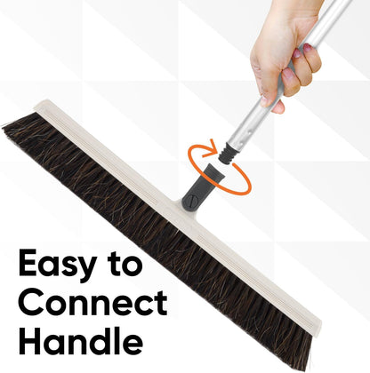 Superio 16"" Slim Silicone Salon Broom - Carpet Rake for Liquid, Human Hair, and Pet Hair, and Fur Space Saving and Easy to Wash, 12811274