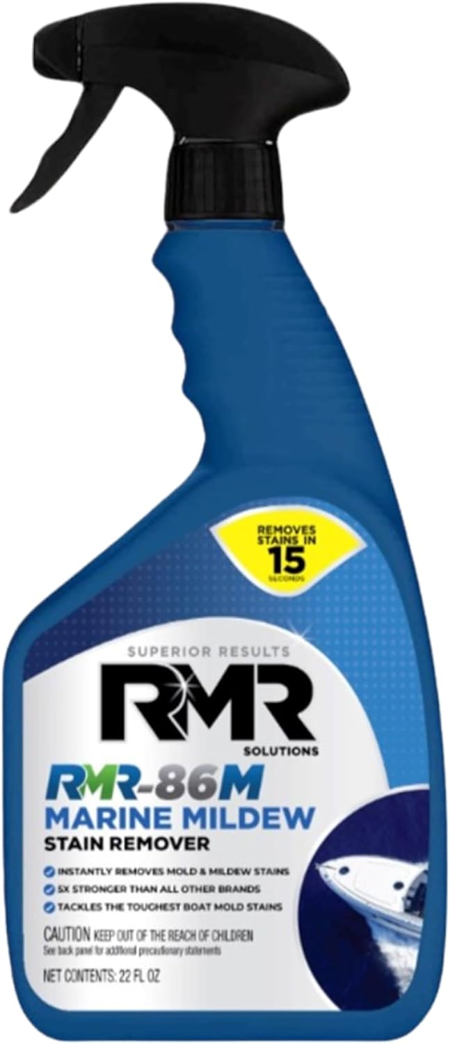 RMR-86M 24 Fl OZ, Marine Mold Stain and Mildew Stain Remover - Scrub Free Formula, Multi-Surface Cleaner for Boats