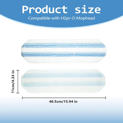 Pure Realm 40 Cout Power Mop Pads Refills for Powermop , Multi-Surface Disposablen swiffer Power Mop Pads，Unscented Spray Cleaning Repalcement Pads Refill