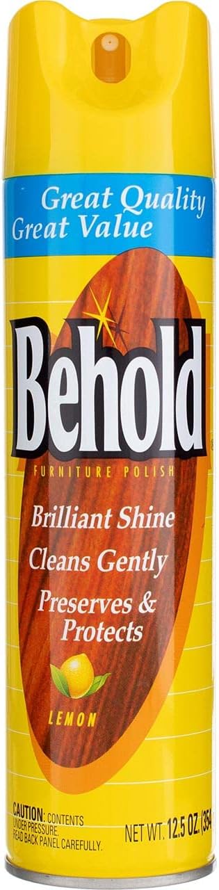 Behold Furniture Polish, Lemon, 12.5 Ounce (2 Pack)