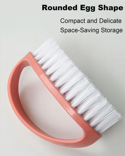 2 Pack Scrubbing Brushes for Cleaning, Heavy Duty Scrub Brush Nylon Stiff Bristles,Scrubber Cleaner Brush for Bathroom,Showe,Sink,Kitchen,Bathtub,Floor,Multi-Purpose Cleaning Brush (Green+Blue)