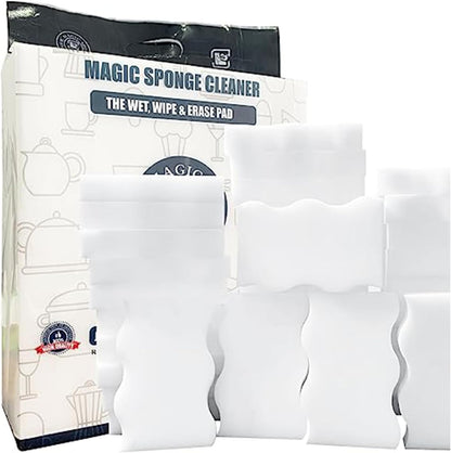 70 Pack Magic Sponges Eraser, 2X Density Melamine Sponge, Extra Large Long Lasting Household Kitchen Cleaning Sponge for Dishes, Bathroom, Bathtub, Car, Toy (4.3 x 2.8 x 0.8 in)