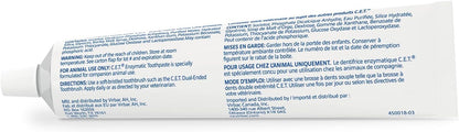 Virbac C.E.T.® Enzymatic Toothpaste| Tartar & Plaque Control for Fresh Breath | Pet Dental Care Toothpaste |Vanilla Mint Flavor, 2.5 oz