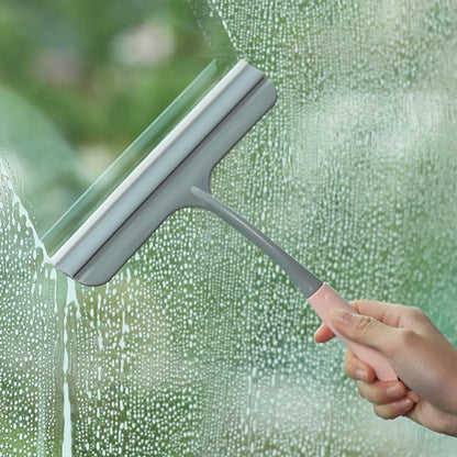 Shower Squeegee for Glass Doors, Mirror Cleaner All-Purpose Squeegee with Hanging Hole, Window Glass Wiper for Shower Doors, Windows, Mirrors, Tiles