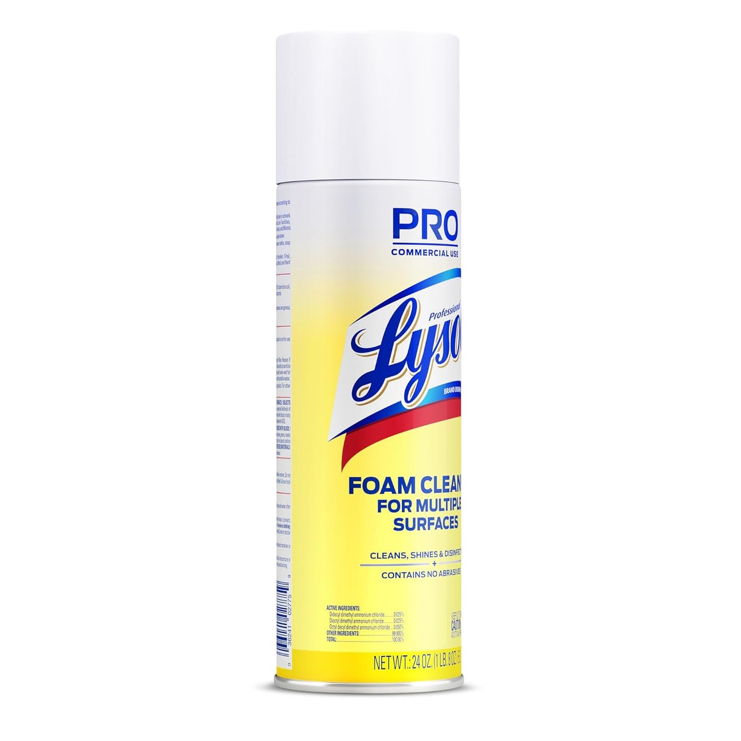 Lysol Professional Foam Cleaner for Multiple Surfaces, 24 Ounce