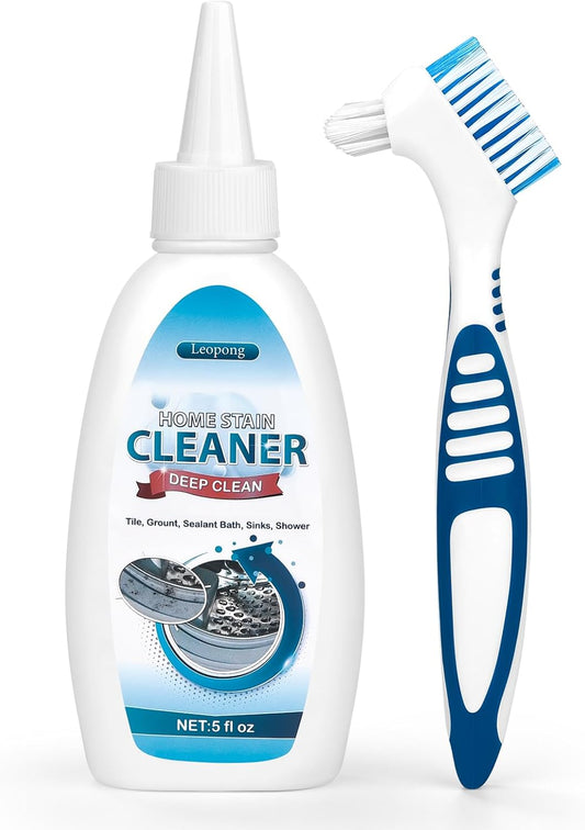 Leopong Home Cleaner Gel, Cleaner for Washing Machine, Refrigerator Strips, Household Shower, Kitchen Sinks, Walls, Tiles, Bathrooms- 10 fl oz