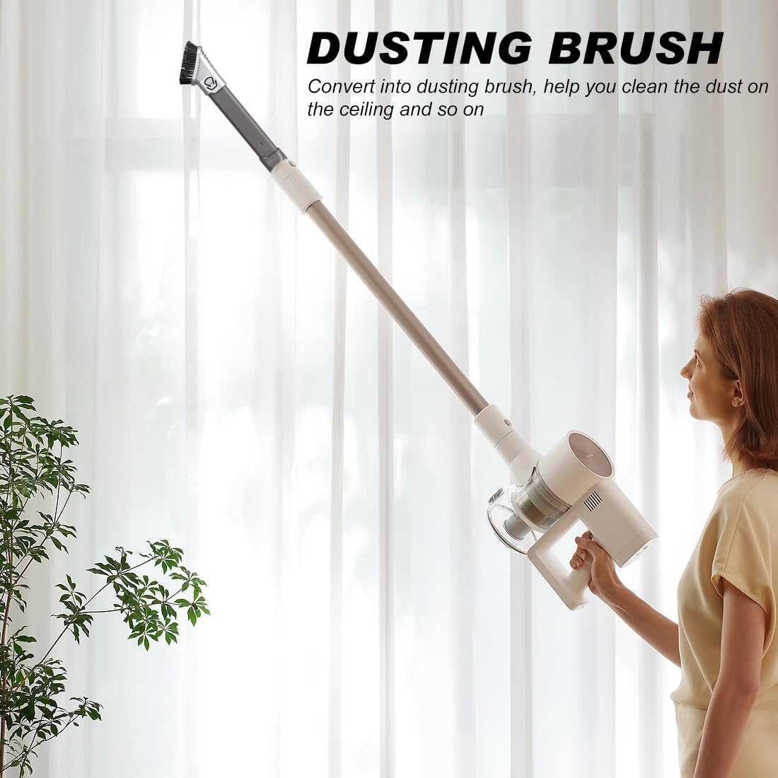 Crevice Tool Vacuum Attachments 2 in 1 Duster Crevice Tool for Shark Rotator HV300 HV320 NV680 NV600 NV340 NV800 Vacuum Cleaner