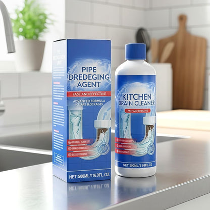 2026 Upgrade Drain Clog Remover, Max Gel Drain Clog Remover and Cleaner for Shower or Sink Drains, Unclogs and Removes Hair, Soap Scum and Blockages (1PCS)