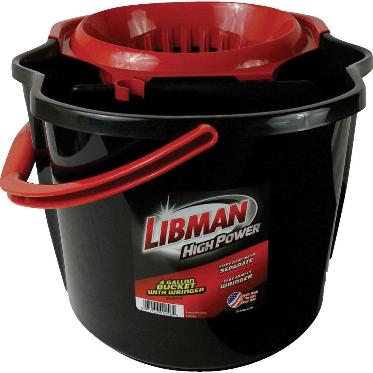 Libman 1056 4 Gallon Bucket with Wringer