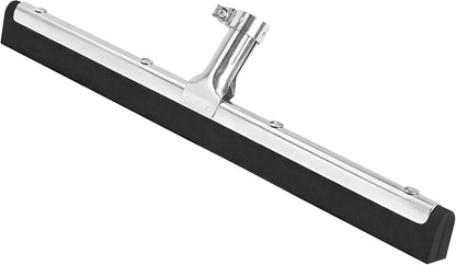 DSV Standard Uneven Surface Floor Squeegee 18’’, Double Foam Blade Garage Squeegee, Taper Pole Connection - Handle Sold Separately for Tiles, Concrete and Asphalt