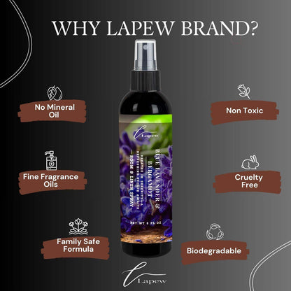 Lapew Room & Linen Spray | Fragrance Mist for Home, Car & Office | Fabric & Air Freshener | Neutralizing Mist | Made in USA | Cozy Cinnamon & Apple - Colors A