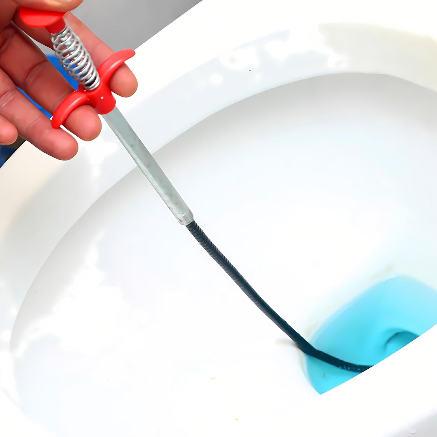 Drain Clog Remover Snake Tool for Hair and Debris, Unclog Toilet, Sink, Shower, Bathtub, Sewer