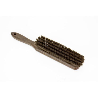SPARTA Handheld Soft Counter Brush 8 Inch Bristle Span, Multi-Use Dust Brush with 5 Inch Handle for Tables, Countertops, and Delicate Surfaces, Polyester, Orange
