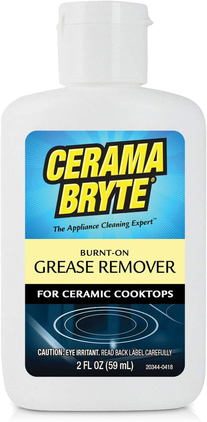 Cerama Bryte Burnt on Grease Remover, 2 Ounce Bottle (20812)
