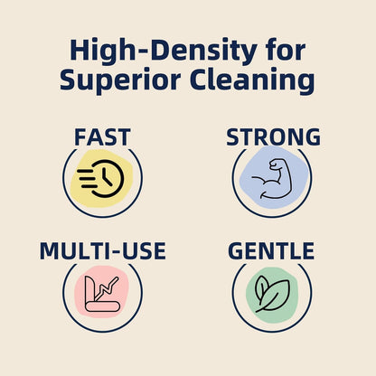 Magic Sponge Eraser, 2X Density Melamine Sponges for Cleaning, 10 Pcs in Bulk, Long Lasting Scrub Cleaning Pads for Kitchen, Bathroom, Furniture, Tub, Sink, Floors, Baseboard, Shoes, Wall