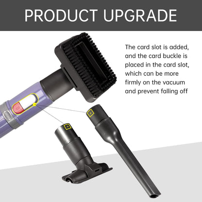 Upgraded Vacuum brush Attachment tool Compatible with Shark Navigator Lift-Away NV350 NV351 NV352 NV356E NV360 NV361 NV500 NV501 NV502 Series 2-in-1 Gap Tool Brush Removable Brush Replacement Parts