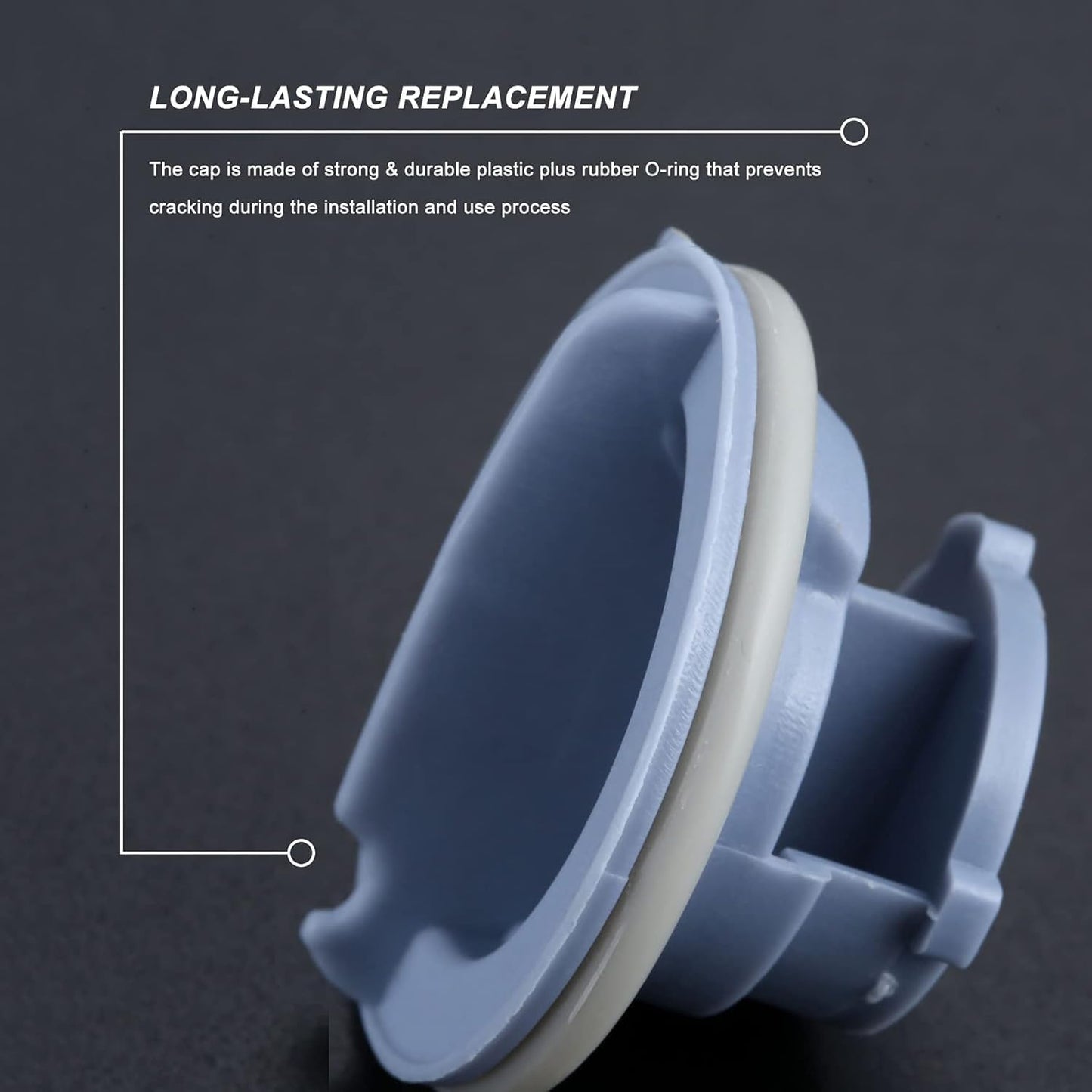 K-Musculo 8564929 Dishwasher Rinse Aid Cap Compatible with Whirlpool Kenmore KitchenAid Dishwashers, Replaces PS982160 AP3866312 AH982160