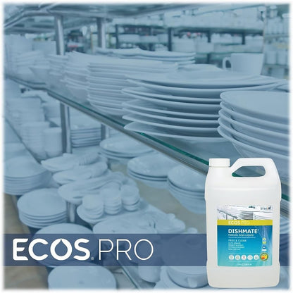 ECOS PRO Dishmate Liquid Dish Soap, Unscented, 128 oz. (PL9721)