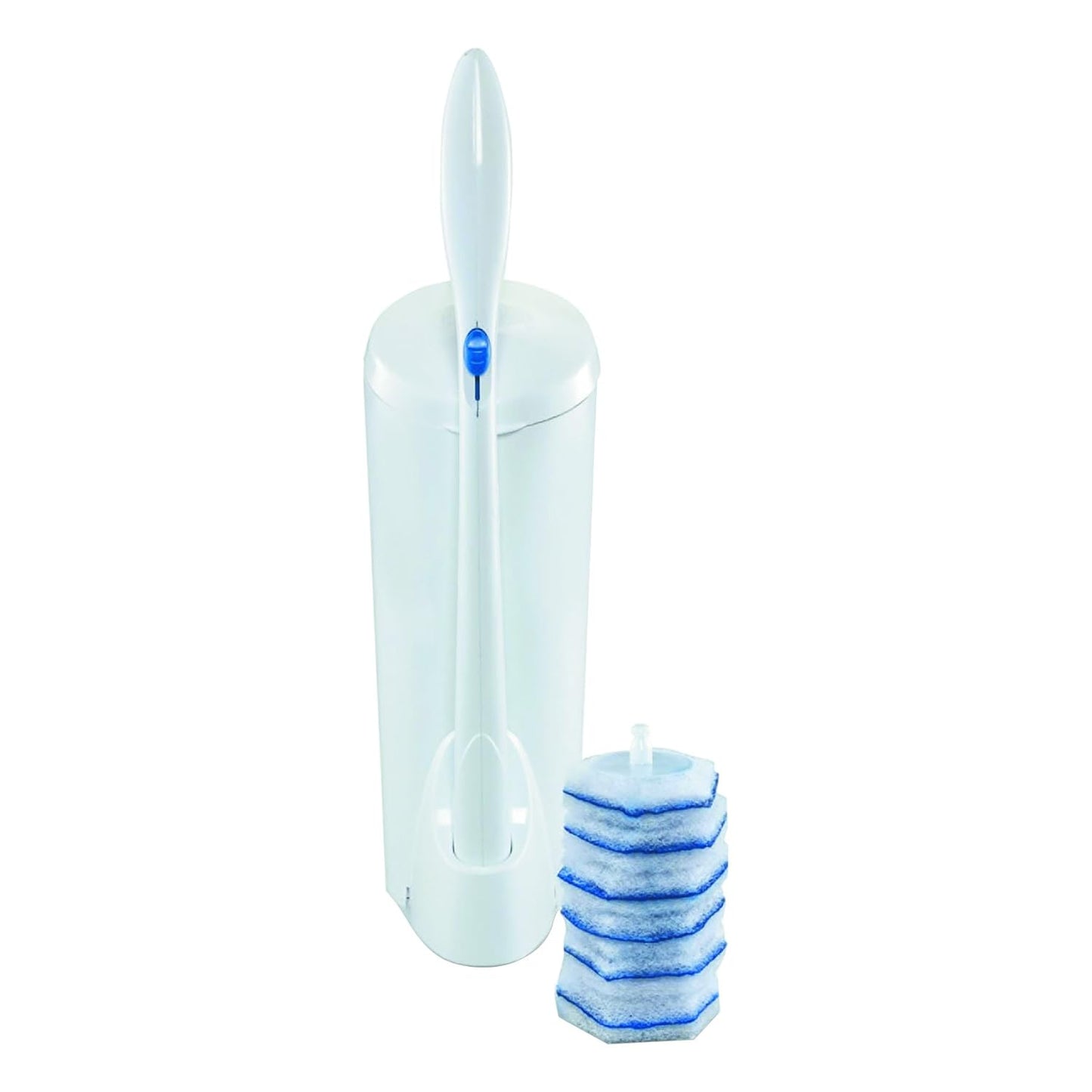 Clorox 03191CT Toilet Wand Disposable Toilet Cleaning Kit: Handle, Caddy & Refills, White (Case of 6)