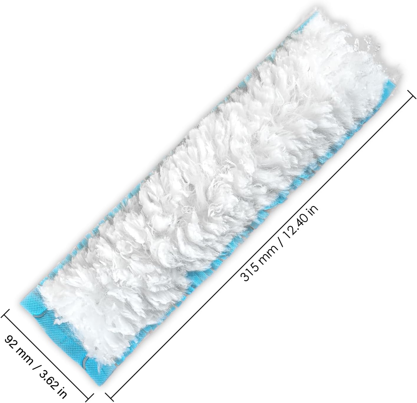 (10 Count) Duster Refills Compatible with Bona Extendable Dusting Kit and The Bona Compact Dusting Kit, Disposable Dust Removal Brush Heads for Electronics, Furniture, Car Interior
