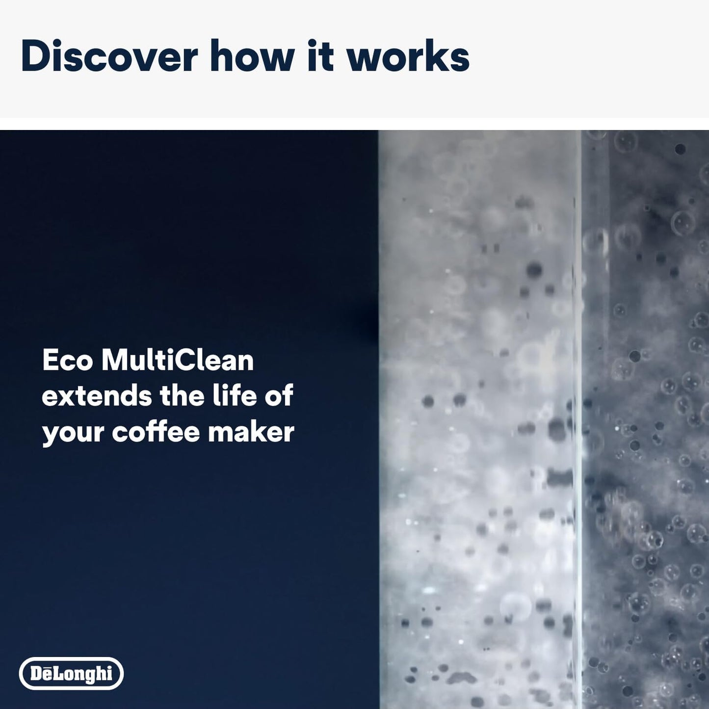 De'Longhi EcoDecalk Descaler, Universal Descaling Solution for Coffee & Espresso Machines, 16.90 oz (5 uses)