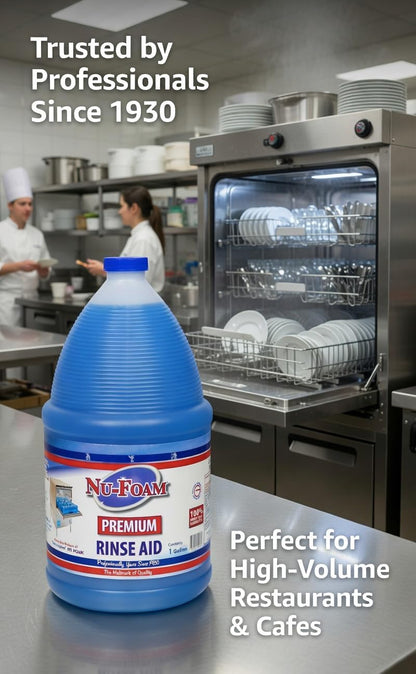 Nu-Foam Premium Rinse Aid - 1 Gallon