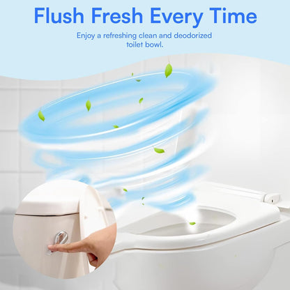 Happy Toilet Cleaner Automatic Toilet Bowl Cleaner - Easy to Install Toilet Tablet Holder - Self-Cleaning Toilet System, Deep Clean with Every Flush - Made in the USA