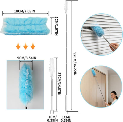 360 Duster Refills for Swiffer Dusters Refill with 2 Upgrade Extendable Handle(30 Count)