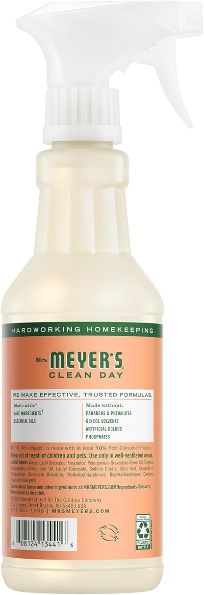 MRS. MEYER'S CLEAN DAY Multi-Surface Everyday Cleaner, Geranium Scent, 16 Fl Oz Bottle