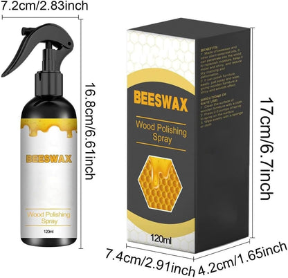 BOVVSKY Natural Beeswax Care Spray & Restorer, Natural Beeswax Spray Used to Care For Wood, Leather and Furniture Polish (2)