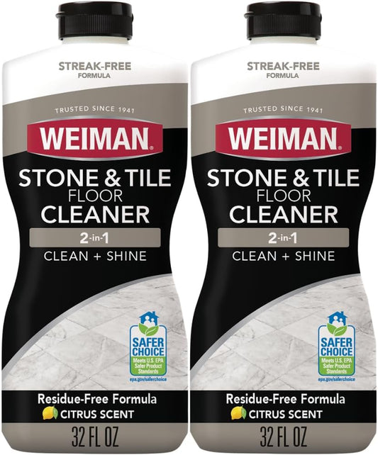 Weiman Stone Tile and Laminate Cleaner - 32 Ounce 2 Pack