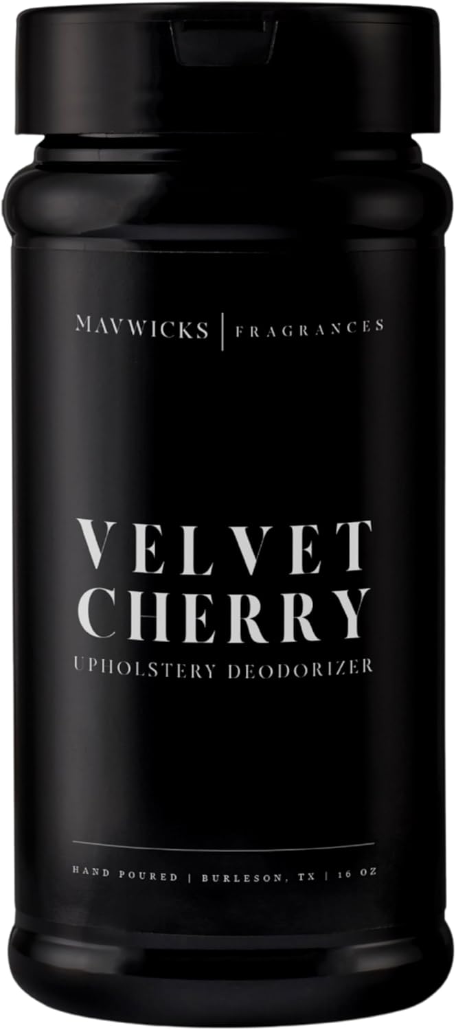 Mavwicks Fragrances - Upholstery Deodorizer (Enchanted Rouge) 16 Oz - Rug, Couch & Carpet Deodorizer - Vacuuming Powder, Pet Safe Carpet Freshener Powder - Odor Eliminator for Home
