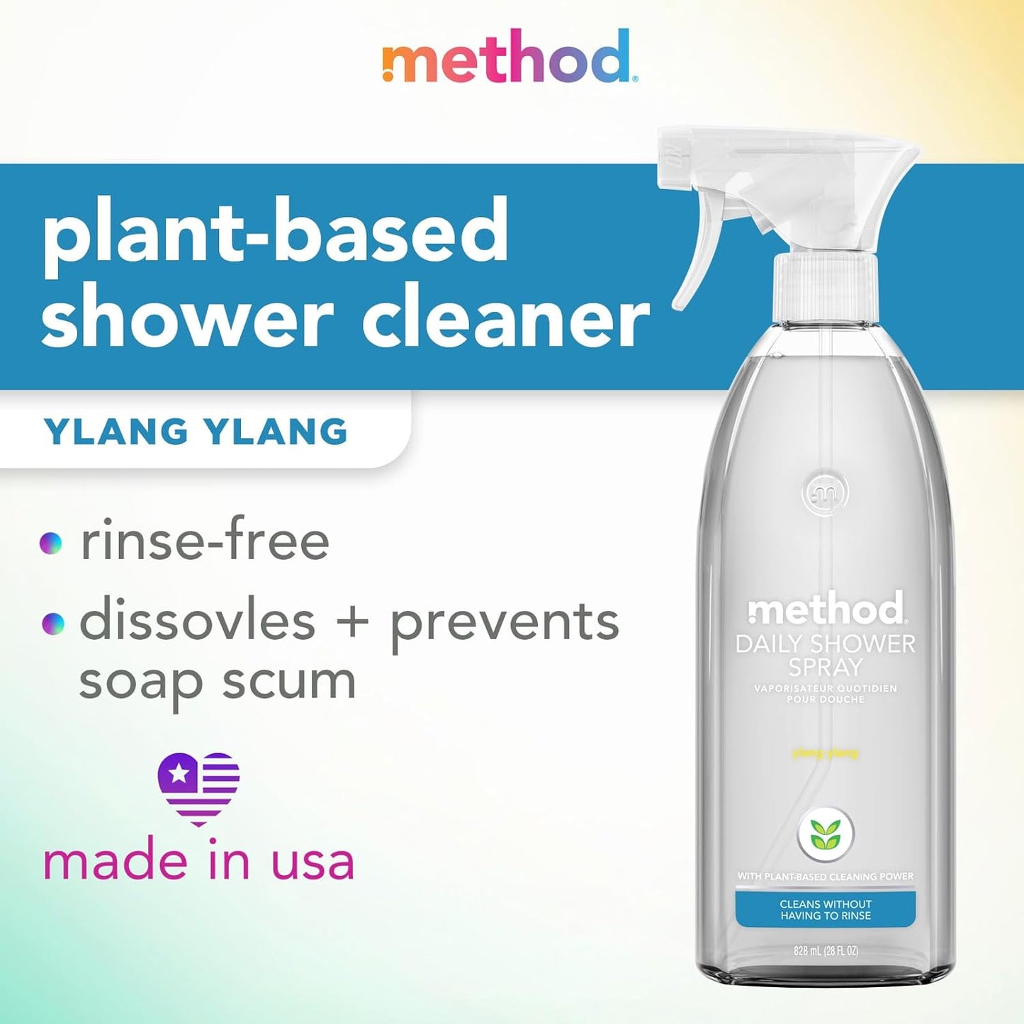 Method, Shower Spray Daily Ylang Ylang, 28 Fl Oz