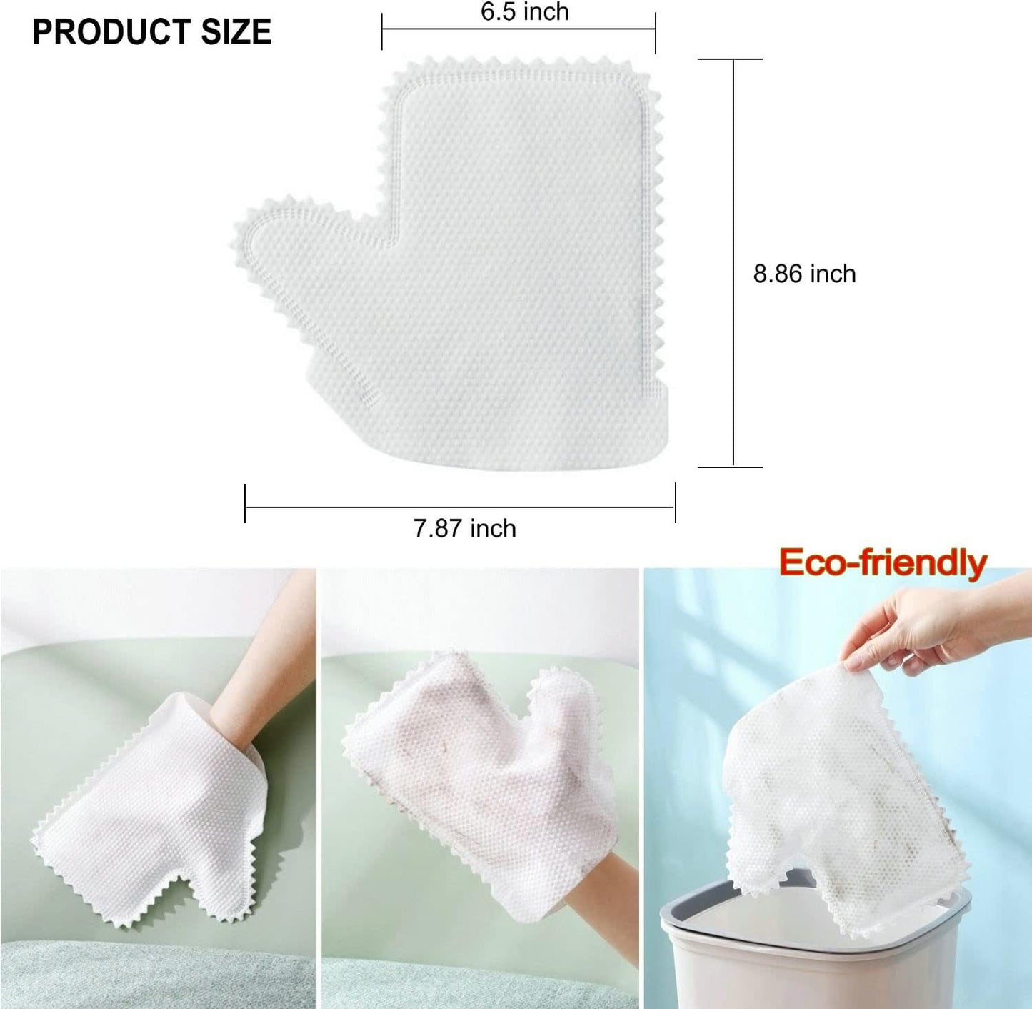 Home Disinfection Dust Removal Gloves Microfiber Dust Remove Glove Non-woven Fish Scale